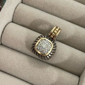 David yurman gold and silver diamond pendant